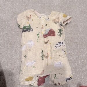 Tullabee 3-6 months Farm Romper